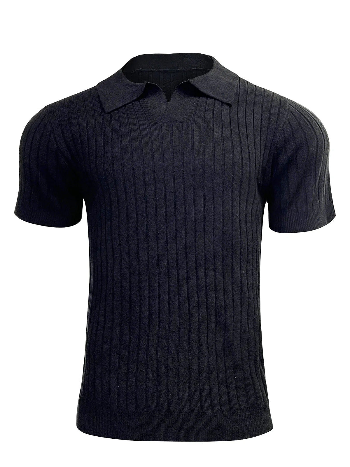Menns retro poloskjorte i vintage stil for sommer. Komfortabel, kortermet herrepolo for fritid og hverdagsklĂŠr.