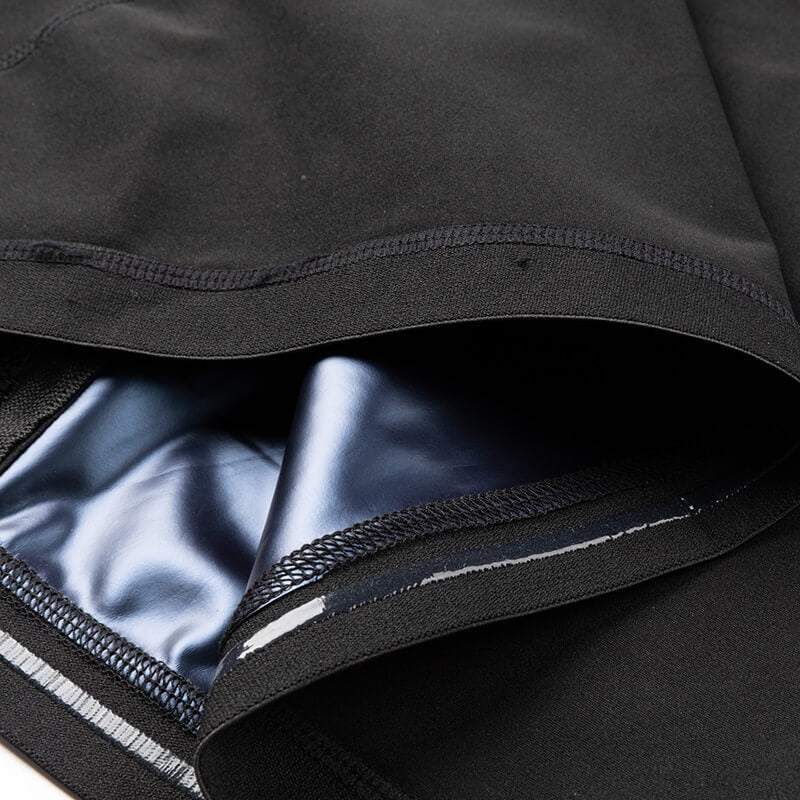 Allsidig glidelås sauna svettevest for menn, støtter trening, vekttap, slanking og avgiftning.