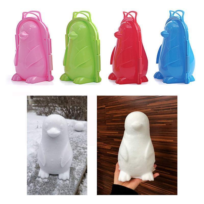 "Mini snømannform for barn, fargerik og lett design, perfekt for snøballer og lek, beskytter små hender mot kulde."
