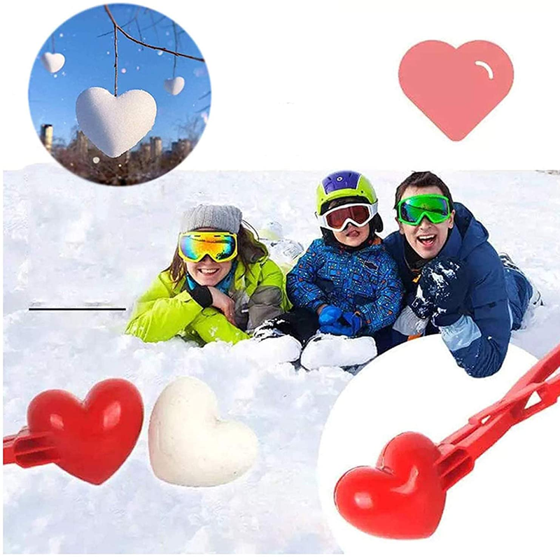 "Mini snømannform for barn, fargerik og lett design, perfekt for snøballer og lek, beskytter små hender mot kulde."
