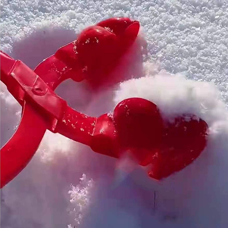 "Mini snømannform for barn, fargerik og lett design, perfekt for snøballer og lek, beskytter små hender mot kulde."