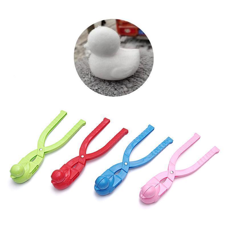 "Mini snømannform for barn, fargerik og lett design, perfekt for snøballer og lek, beskytter små hender mot kulde."