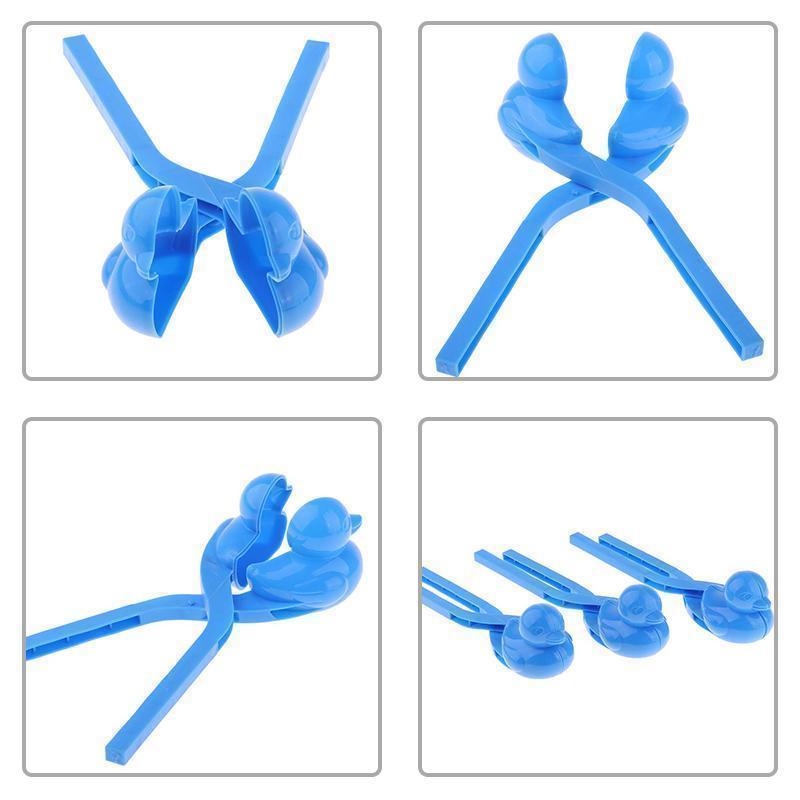 "Mini snømannform for barn, fargerik og lett design, perfekt for snøballer og lek, beskytter små hender mot kulde."