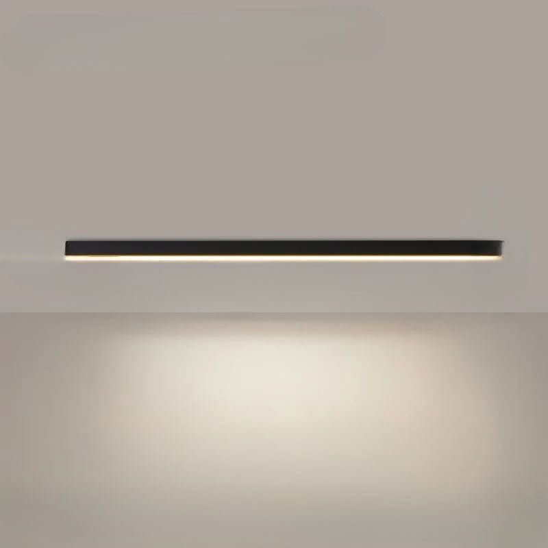 Enkel og stilren LED taklampe. Moderne minimalistisk design for effektiv stuebelysning. Fjernkontroll inkludert.