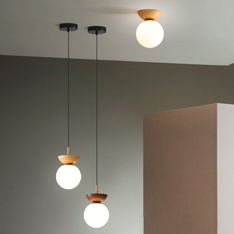 Energieffektiv taklampe med justerbar LED lys, minimalistisk design i japansk stil for interiørbelysning.