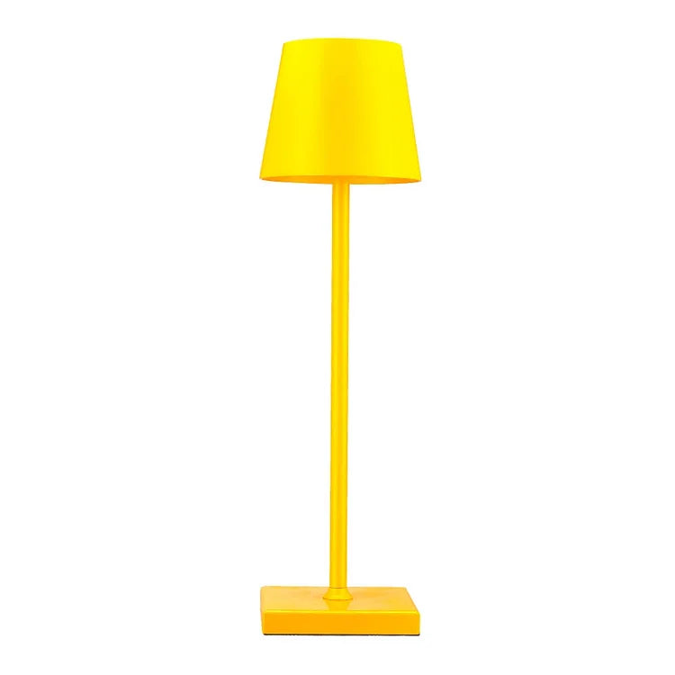 "Moderne, bærbar trådløs LED-bordlampe med dimmefunksjon og vanntett design, perfekt for inne- og utebruk."