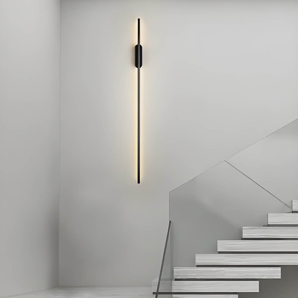 "Moderne dimbar vegglampe i aluminium med ellipseform for stilfull belysning, til forskjellige romstørrelser."