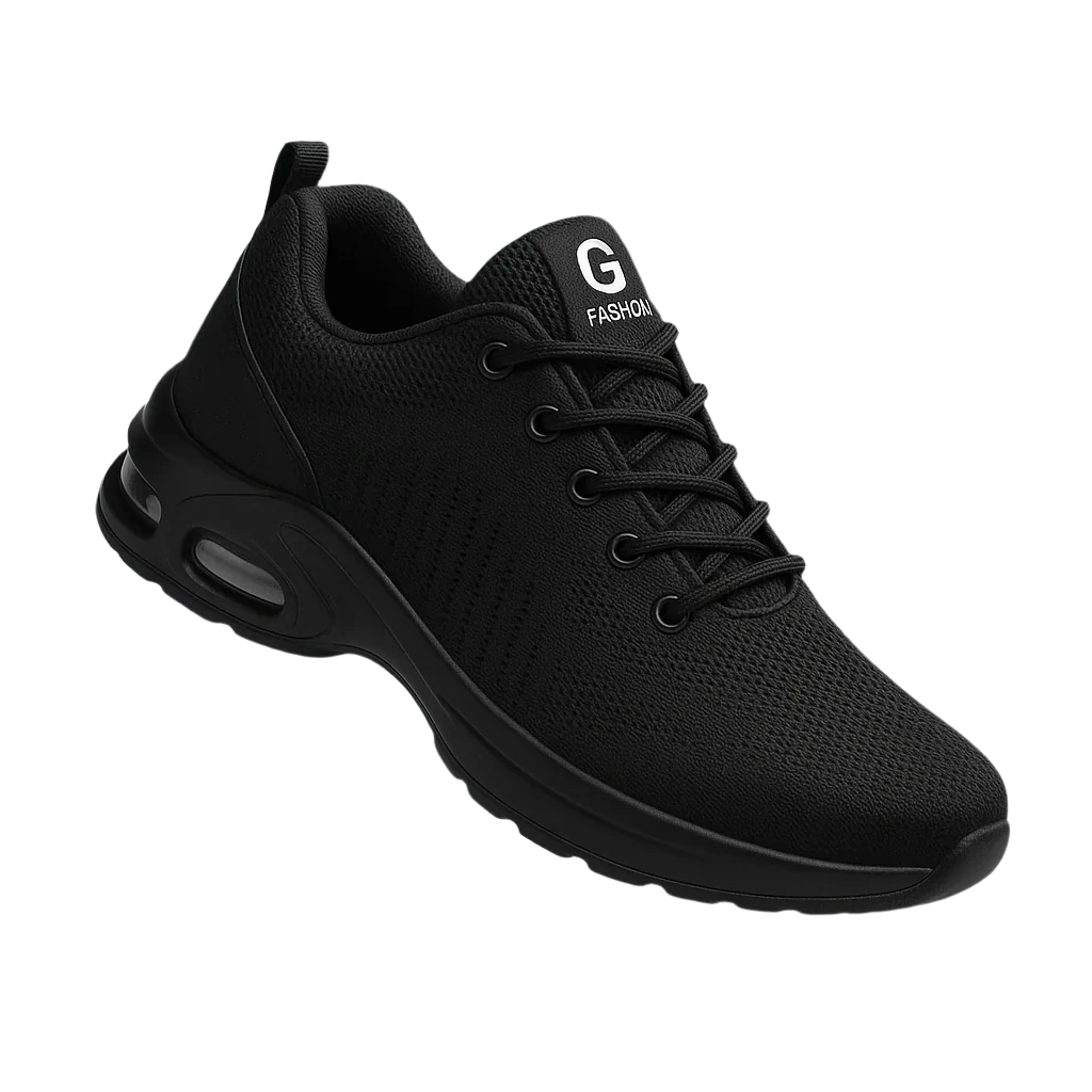 Moderne herresneaker med stålhette. Sikre arbeidssko, også egnet som komfortabel fritidssko for herre.