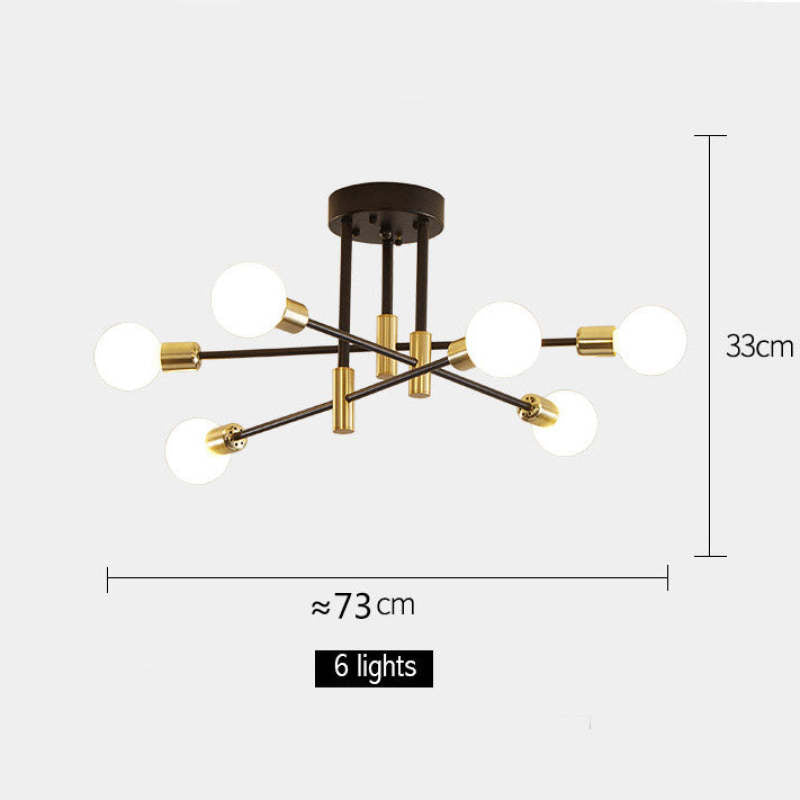 "Moderne lysekrone med glasskuler, elegant design, flere lysalternativer, naturlig lyseffekt, perfekt for stilig interiør."