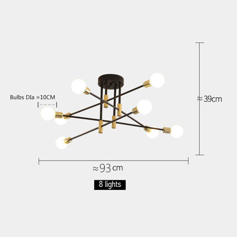 "Moderne lysekrone med glasskuler, elegant design, flere lysalternativer, naturlig lyseffekt, perfekt for stilig interiør."