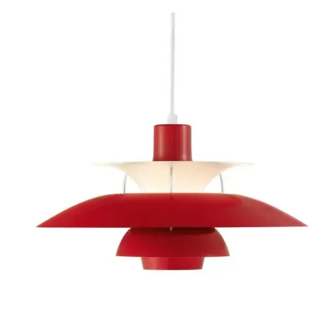 Moderne sirkulær LED taklampe, metallfinish, elegant og funksjonell