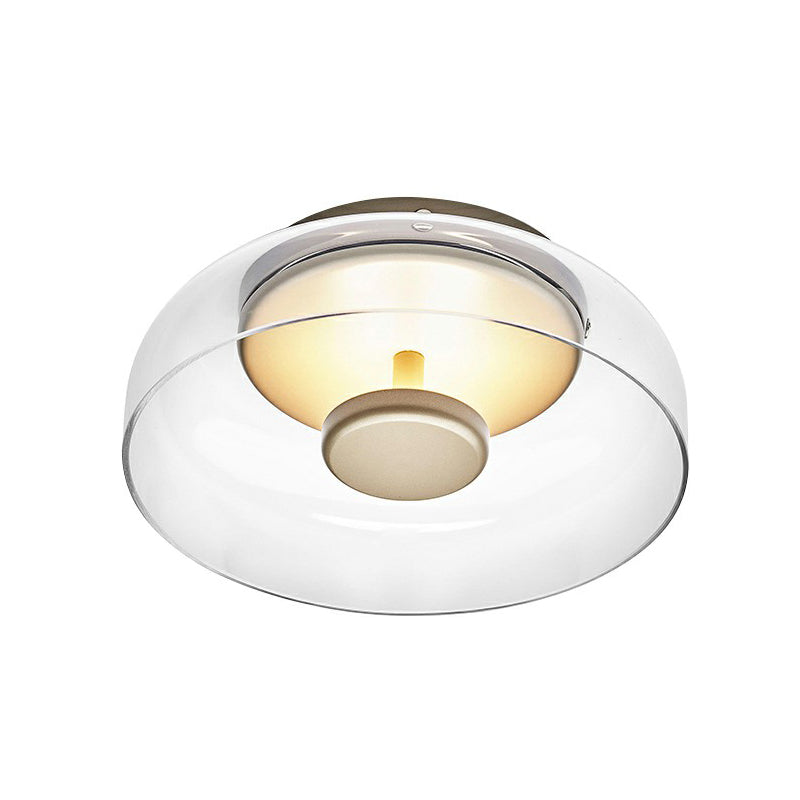 Moderne taklampe med dimbar LED, perfekt for stue og soverom. Stilren innendørs belysning.