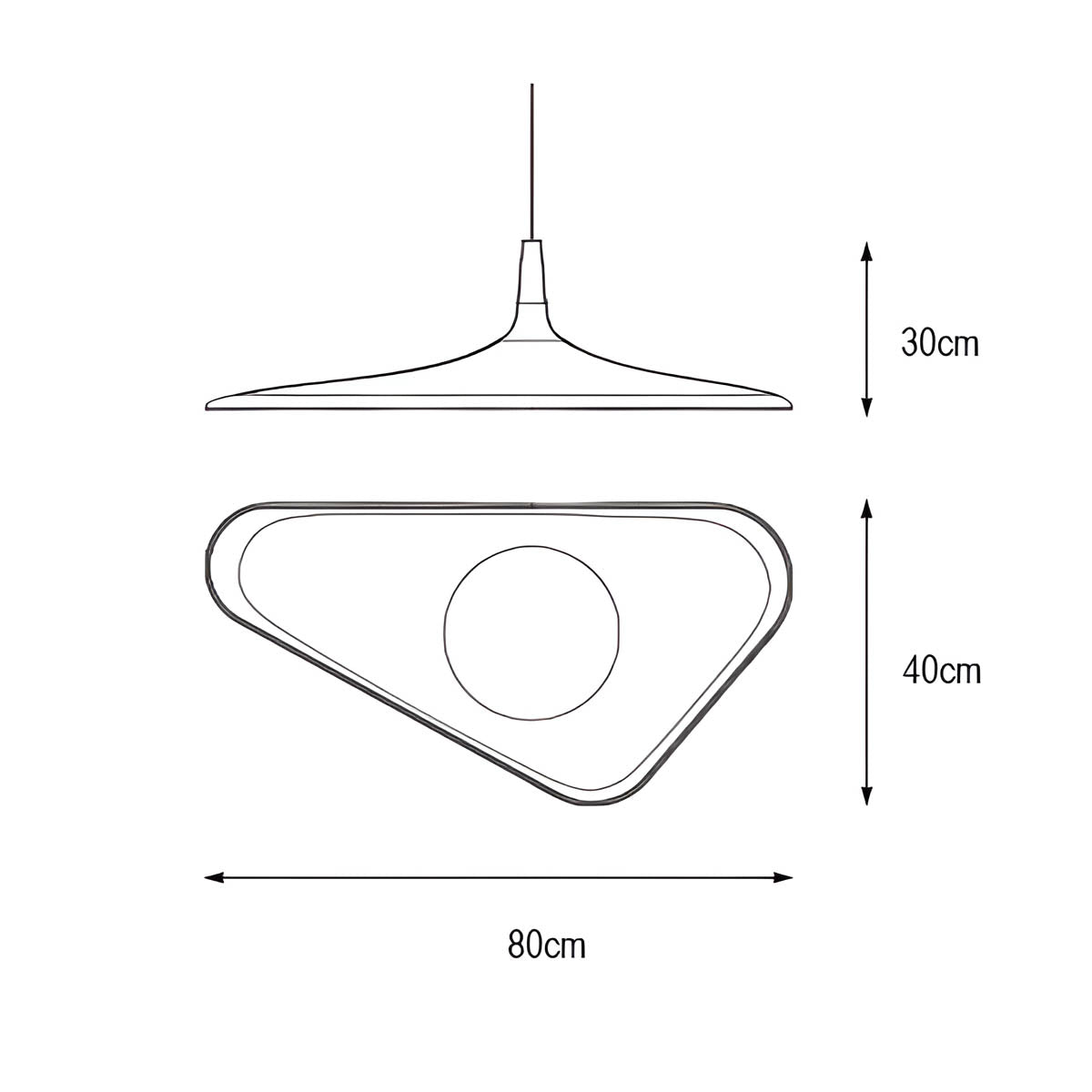 "Moderne TIPI pendellampe med unik design, slank form i hvit harpiks, perfekt for elegant innredning. Taklampe LED."