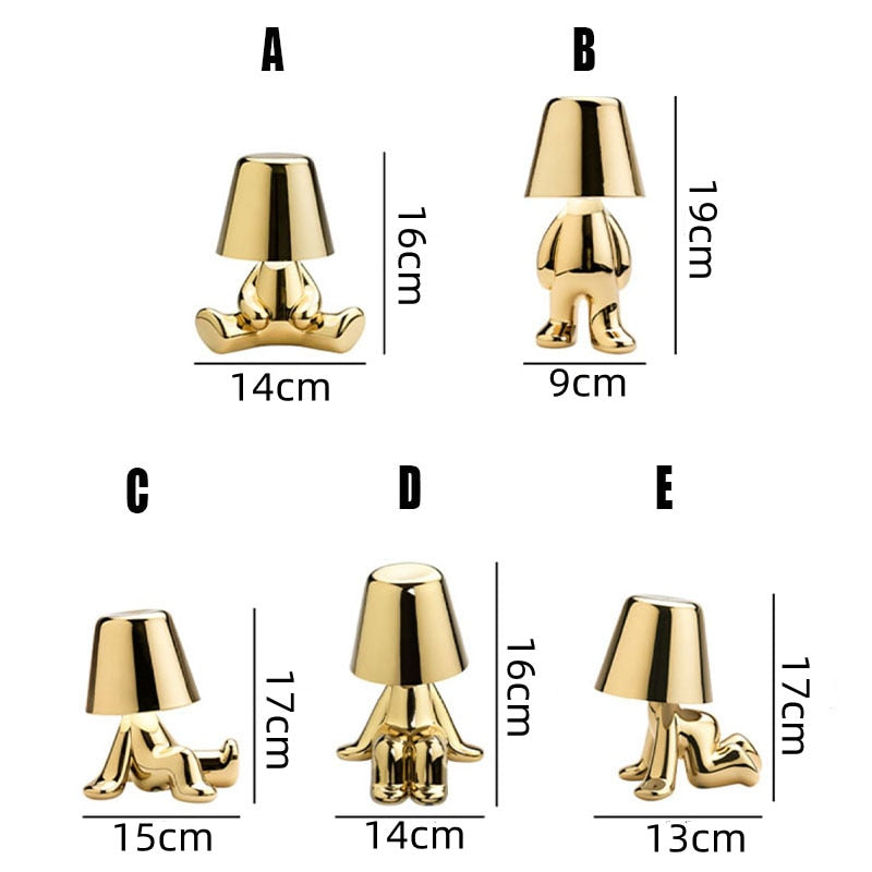 "Moderne trådløs bordlampe i minimalistisk stil med justerbart, varmt lys og energibesparende funksjon."