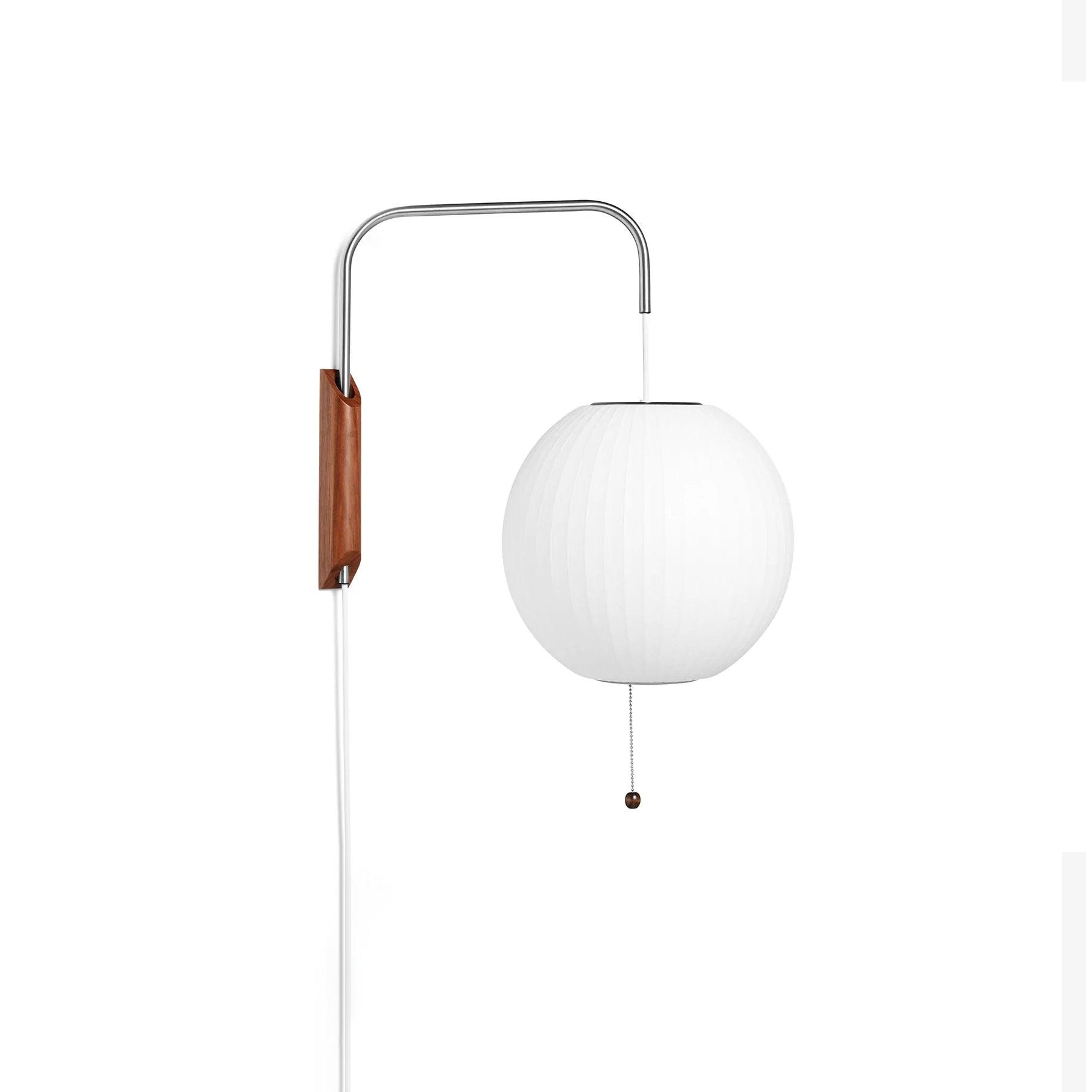 Moderne vegglampe med elegant design, polymer og stål, diffust lys, perfekt for soverom og oppholdsrom.