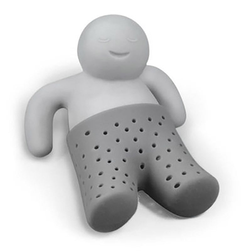 Innovativ Mr. Te-infuser i holdbar silikon; den perfekte tesilen for løsblad te.