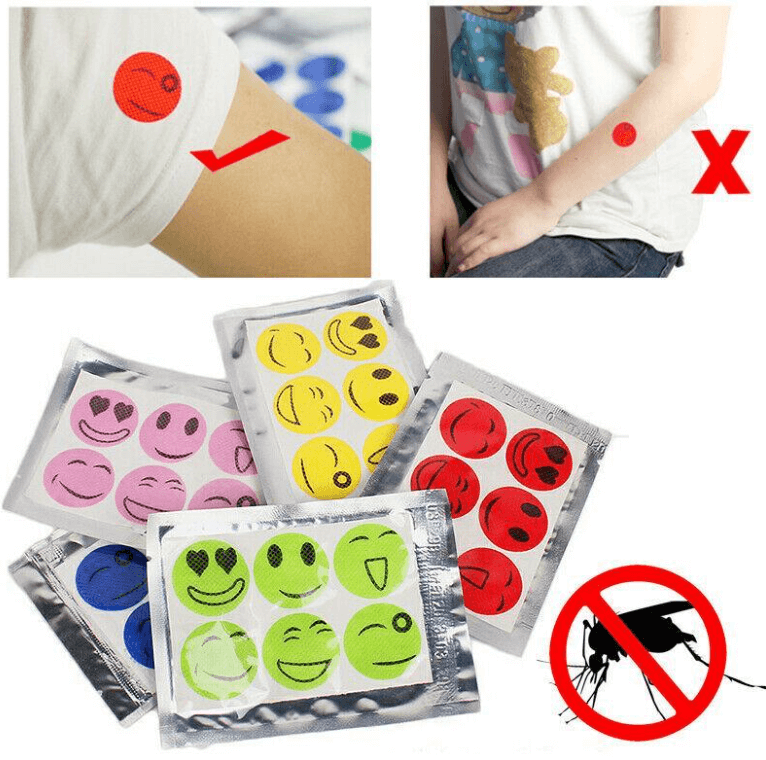 Sommerlig bilde av mygglapper med naturlige ingredienser, ideelt for insektbeskyttelse