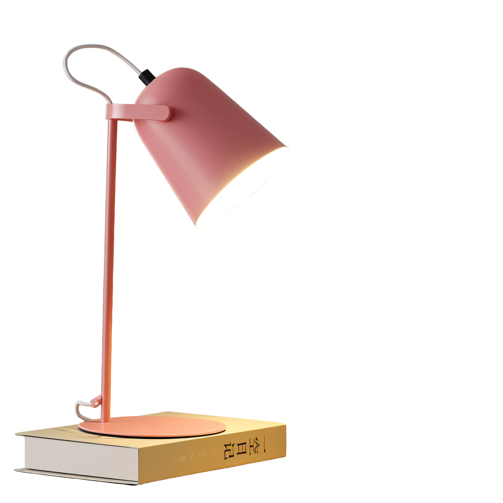 Pastell macaron skrivebordslampe med justerbar belysning, moderne interiørdekorasjon.