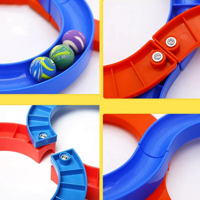 Pedagogisk baneballleke for småbarn i ABS-plast. Designet for å fremme koordinasjon og tidlig læring.