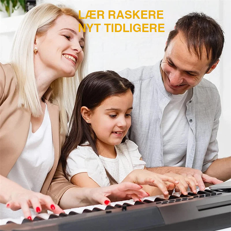 "Piano silikonetiketter for nybegynnere, fargerike avtakbare noteskilt som viser diskant- og bassstaver tydelig."