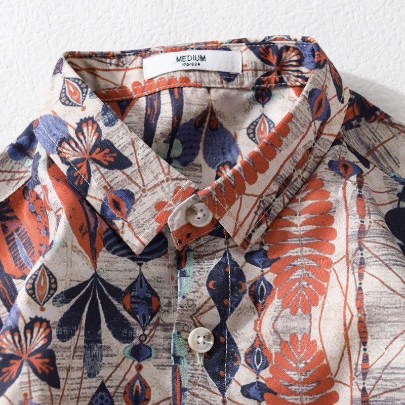 Elegant herreskjorte i premium kvalitet for menn. Perfekt sommerstil og komfortabel for en allsidig look. Menns mote.