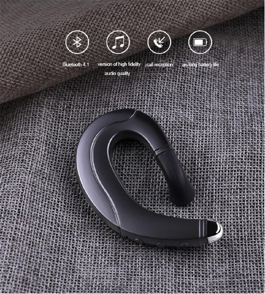 Detalj av Bluetooth sportshodetelefoners kontrollknapper og vanntett finish for musikk under trening.