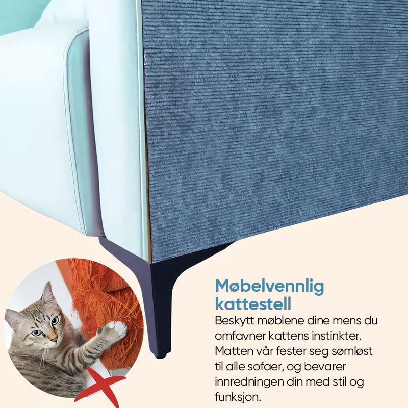 "Robust klorematte i lys grå: holdbar, flerbruksdesign for å beskytte møbler, tilgjengelig i ulike størrelser."