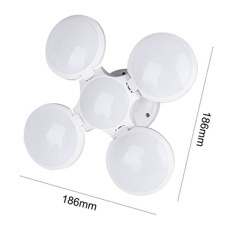 Solenergidrevet LED-pære, sammenleggbar. Effektivt og bærbart lys for camping og utendørs bruk.