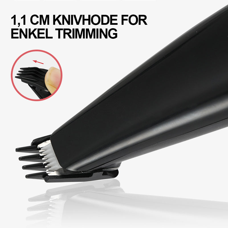 "Sikker og presis pet mini trimmer for kjæledyr, ergonomisk håndtak, trådløs, tilgjengelig i grønn, hvit, rosa, svart."