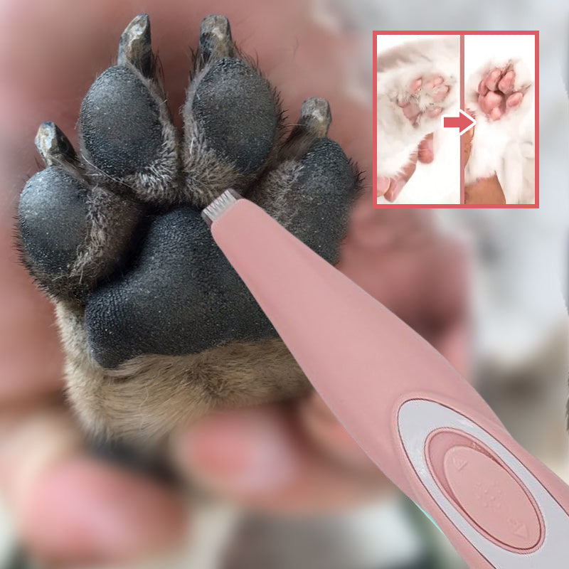 "Sikker og presis pet mini trimmer for kjæledyr, ergonomisk håndtak, trådløs, tilgjengelig i grønn, hvit, rosa, svart."
