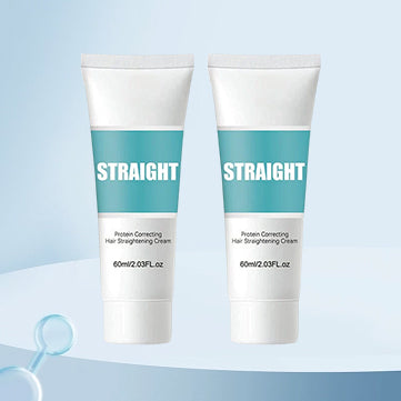 Silk & Gloss hårrettingkrem i elegant tube, gir silkeaktig rett hår uten varme. Naturlig glans og intens pleie.