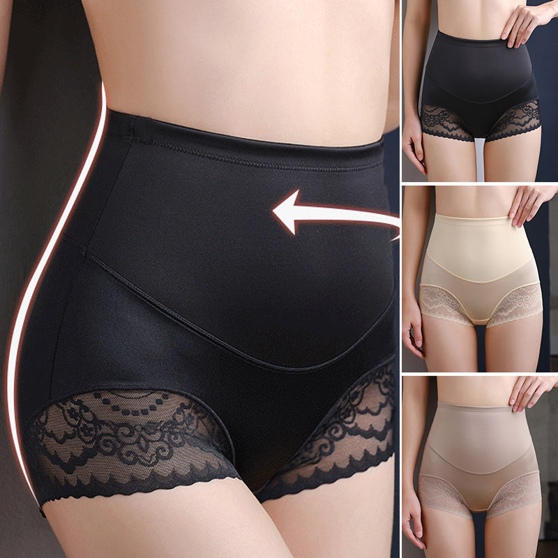 "Silkeaktig høy-midje shapewear med sømløst design, gir en elegant silhuett og optimal magekontroll."