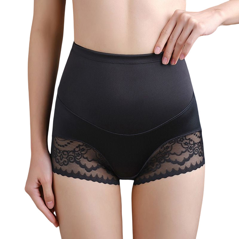 "Silkeaktig høy-midje shapewear med sømløst design, gir en elegant silhuett og optimal magekontroll."