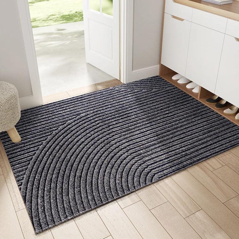 Antiskli dørmatte i PVC med enkelt Skandinavisk design, perfekt for både innendørs og utendørs bruk