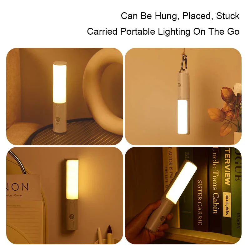 Smart LED nattlampe med bevegelsessensor for sikker og komfortabel gangbelysning.
