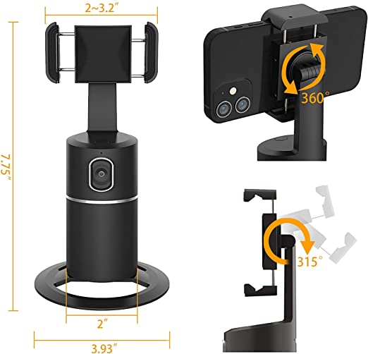 Innovativt smartstativ for videoopptak, med fokus på brukervennlighet og nøyaktighet.