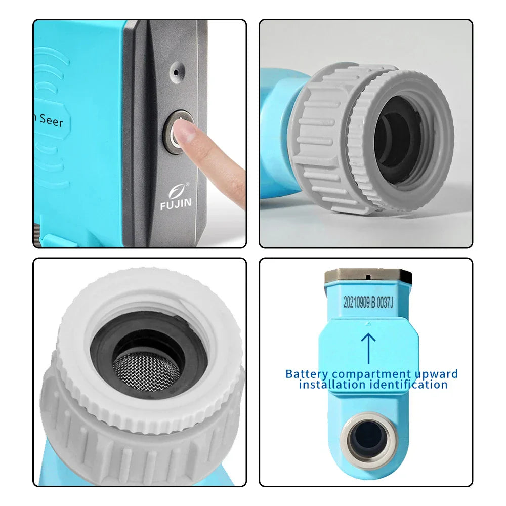 Robust smart vanningstimer med WiFi & Bluetooth som hageutstyr. Sikrer jevn automatisk vanning av planter.