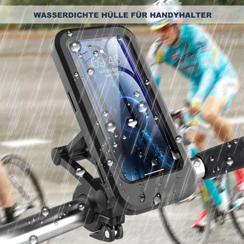 Sykkeltilbehør: Smarttelefonholder for sykkelstyre med innebygd USB-lading, svart farge