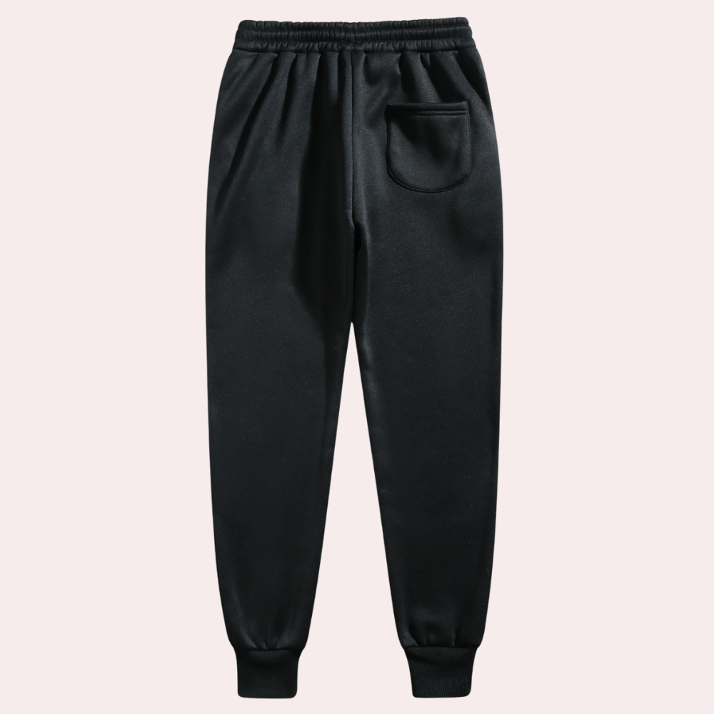 "Sommerlige baggy joggebukser i marineblå for menn, moderne og avslappet stil med komfortabel passform, perfekt til daglig br