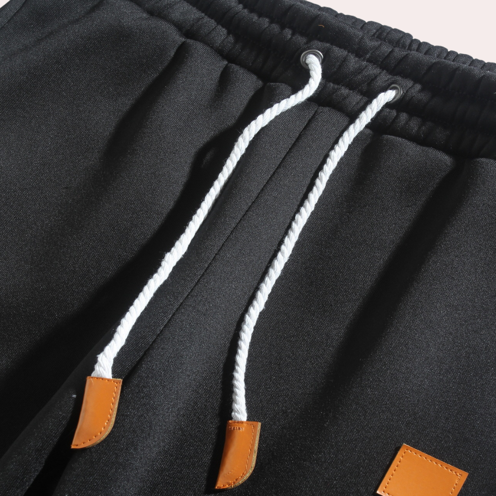 "Sommerlige baggy joggebukser i marineblå for menn, moderne og avslappet stil med komfortabel passform, perfekt til daglig br