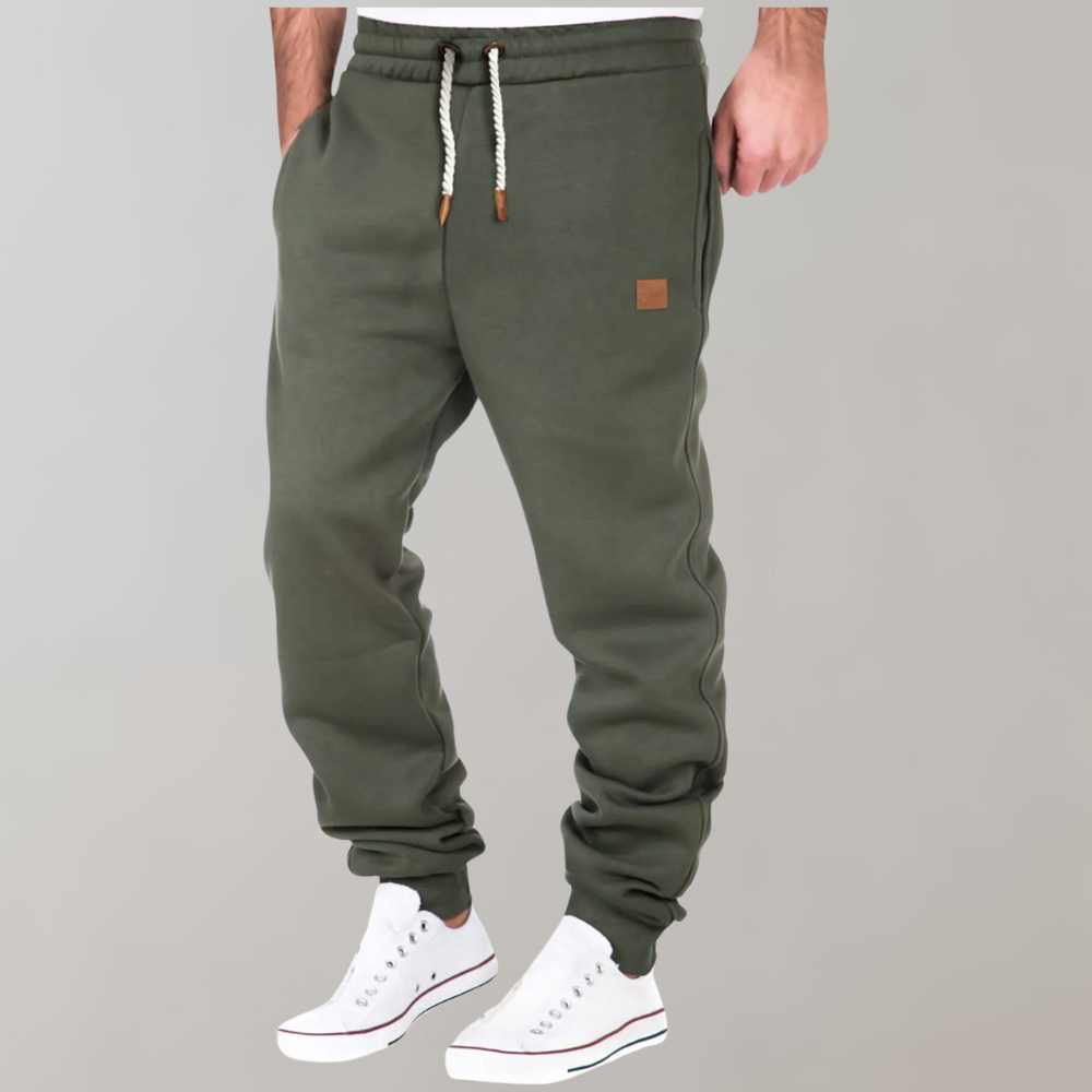 "Sommerlige baggy joggebukser i marineblå for menn, moderne og avslappet stil med komfortabel passform, perfekt til daglig br