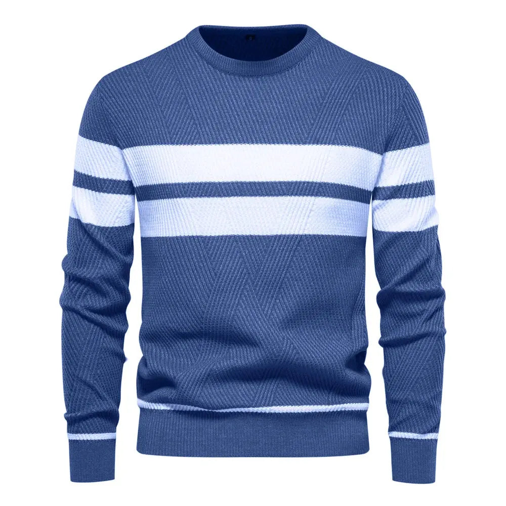 Stilfull, komfortabel herregenser for hverdag. Moderne strikk, perfekt for casual bruk.