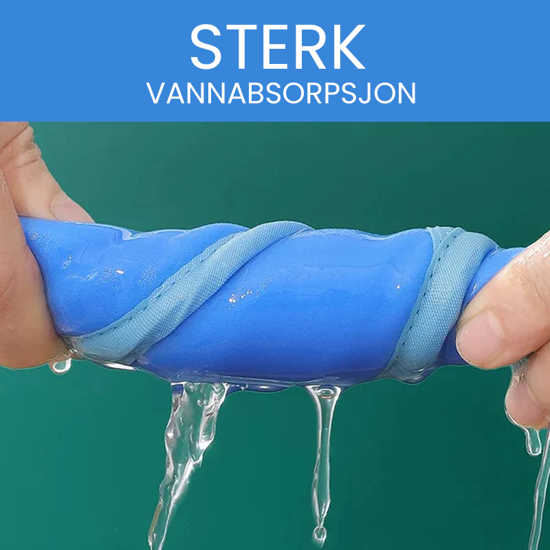 Supermyk badevott for eksfoliering, ulike farger, PVA-materiale, 2x15x10 cm, skånsom hudpleie uten såpe.