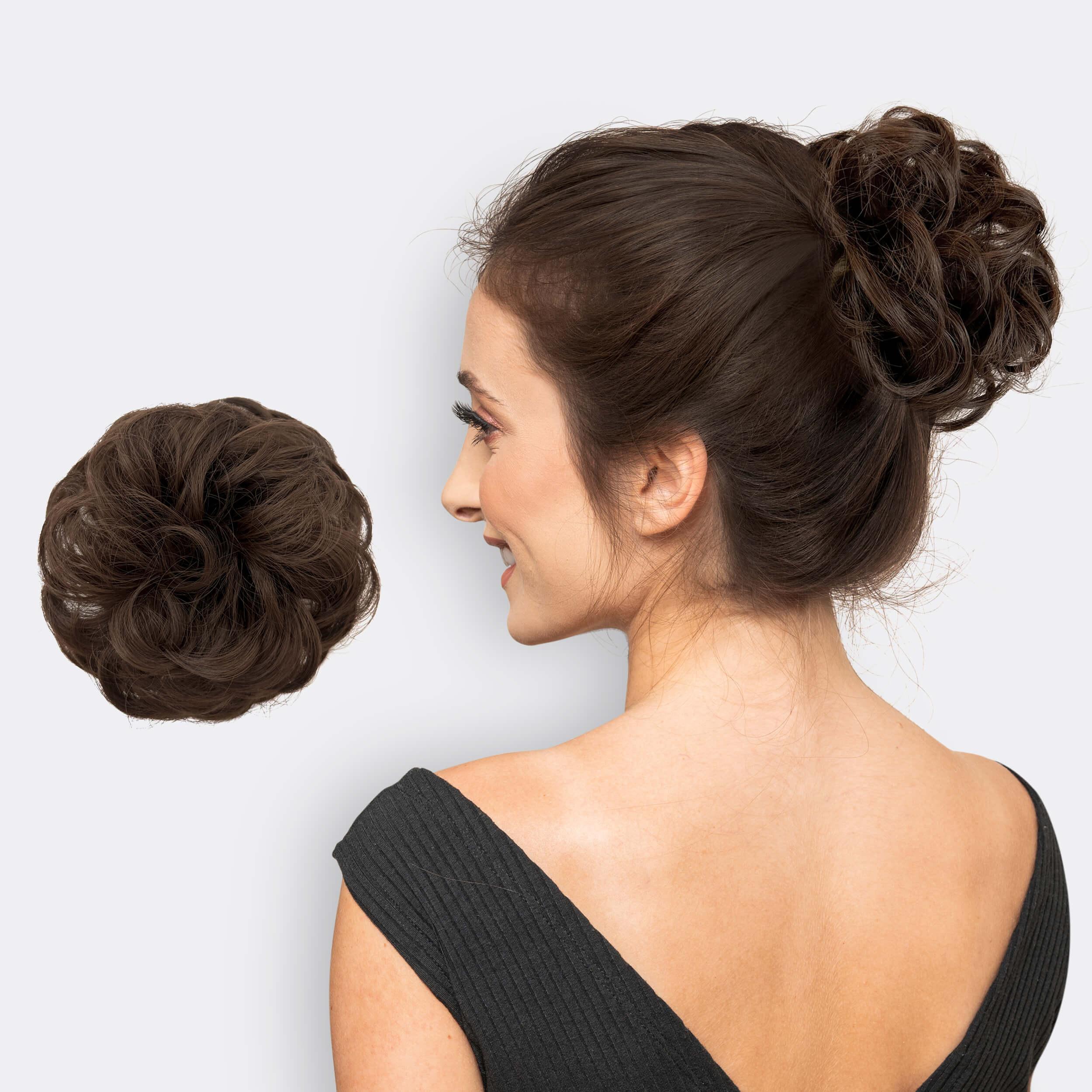 Hårpynt scrunchie, gir volum til din hårbolle. Perfekt for hverdagsstil og rask styling.