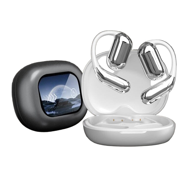 Trådløse Bluetooth sportsørepropper, lettvekt, åpent øre, perfekt for løping og trening
