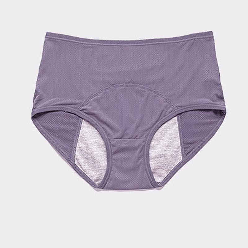 "Trelags miljøvennlig lekkasjesikker truse for kvinner i nylon og bomull, komfortabel og luktreduserende."