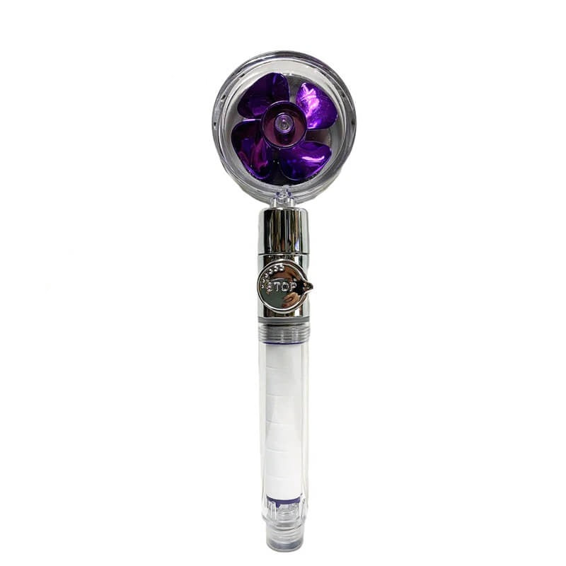Justerbart 360° turbo dusjhode med flere sprayinnstillinger for hjemmet