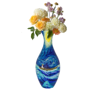 3D puslespillvase, en kreativ gaveidé for interiørentusiaster. Unik og moderne hjemmedekorasjon.