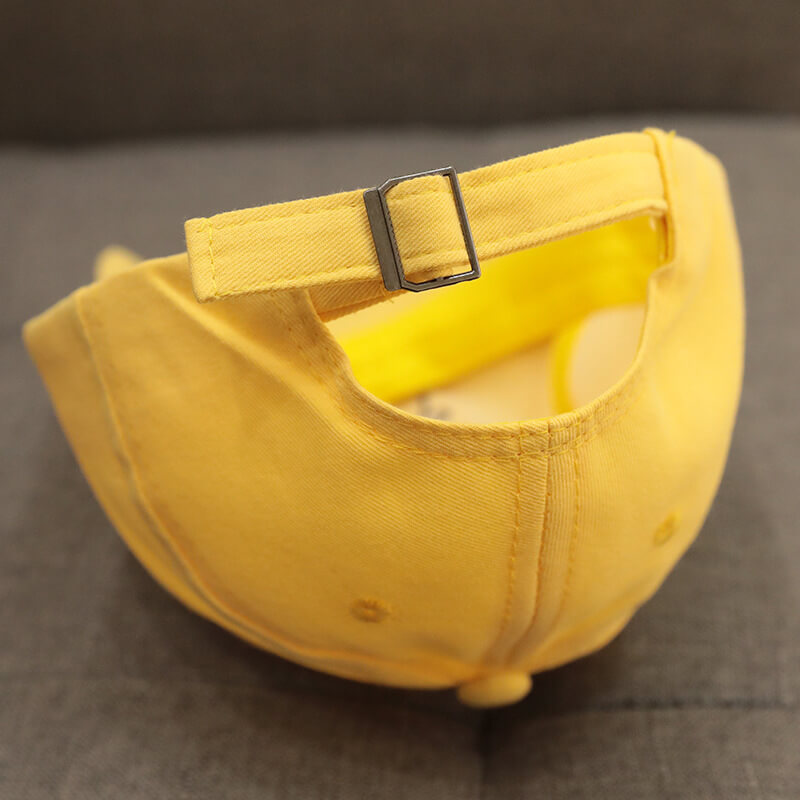Bjørnelue for barn med solbeskyttelse. Unisex solhatt i bomullsmiks, ideell for barns utendørsaktiviteter.