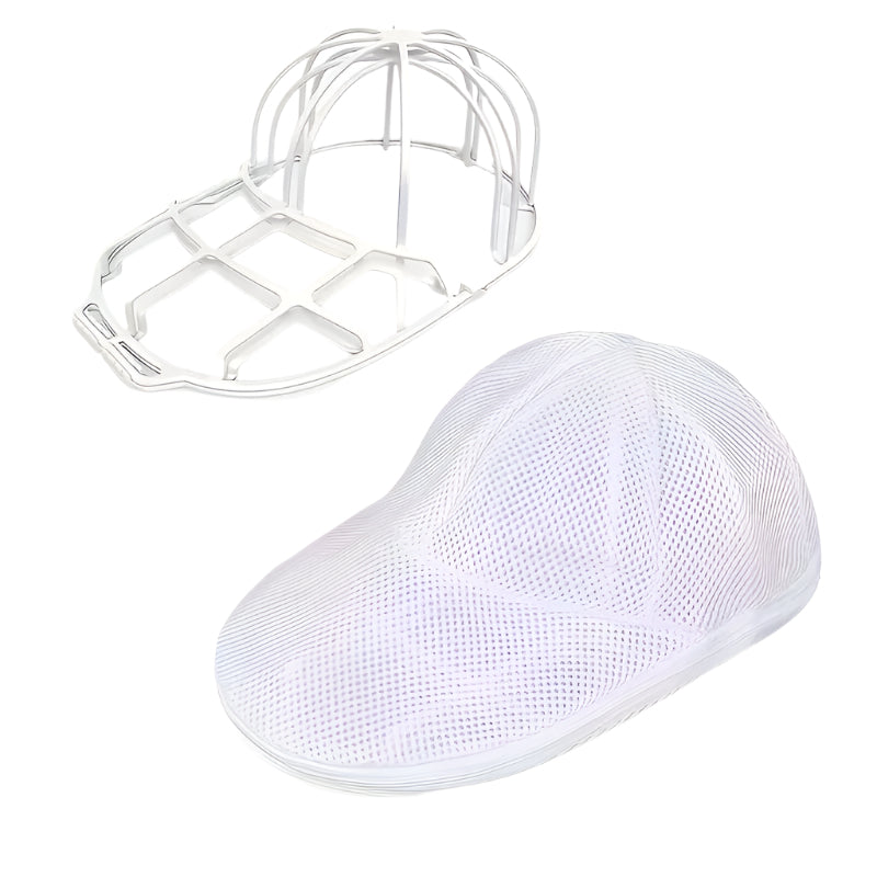 Solid caps vaskestativ for reise og oppbevaring. Holder baseballcaps i form. Smart hattpleie og rengjørings tilbehør.